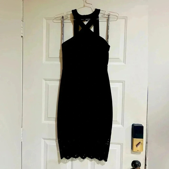 Bisou Bisou Michelle bohbot Black Sleeveless Dress in size 4 like new condition - Picture 8 of 8